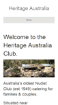 Mobile Screenshot of heritageaustralia.com